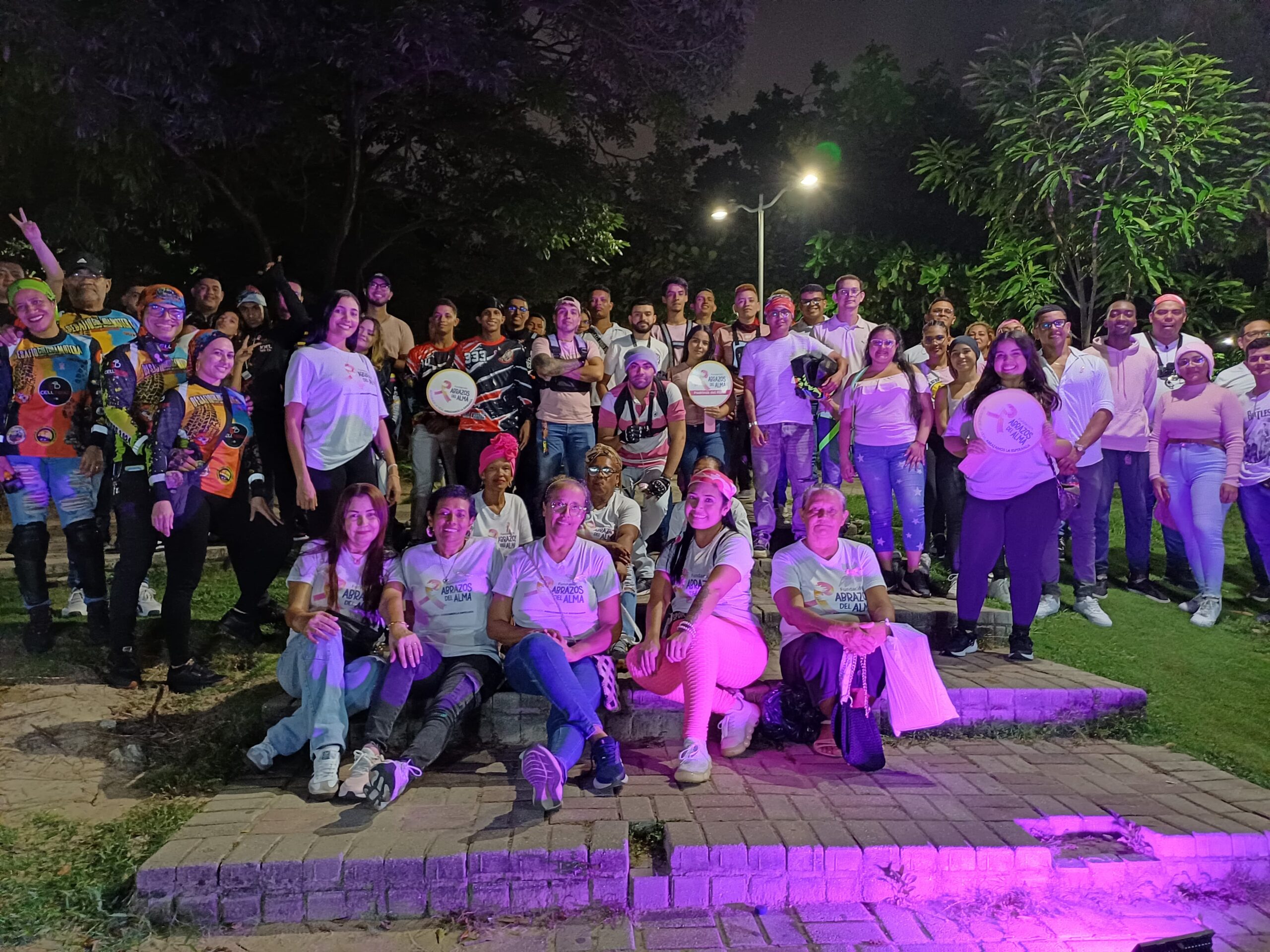 La comunidad motera de Barranquilla se unió al Día Mundial de Lucha Contra el Cáncer de Mama